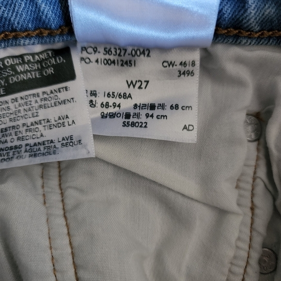 LEVI'S 501 BUTTON FLY LOGO SHORTS - Picture 9 of 9